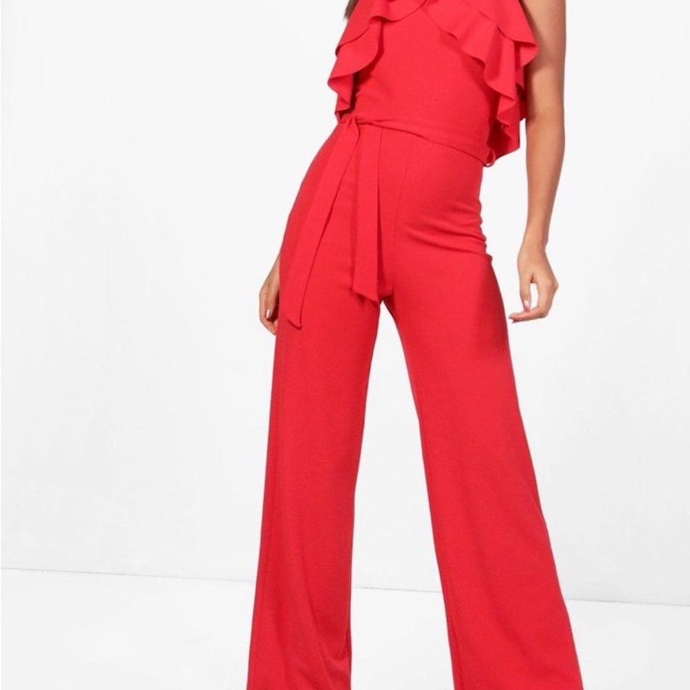 Red jumpsuit